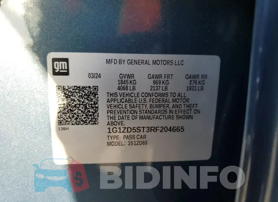 1G1ZD5ST3RF204665 Photo# 12