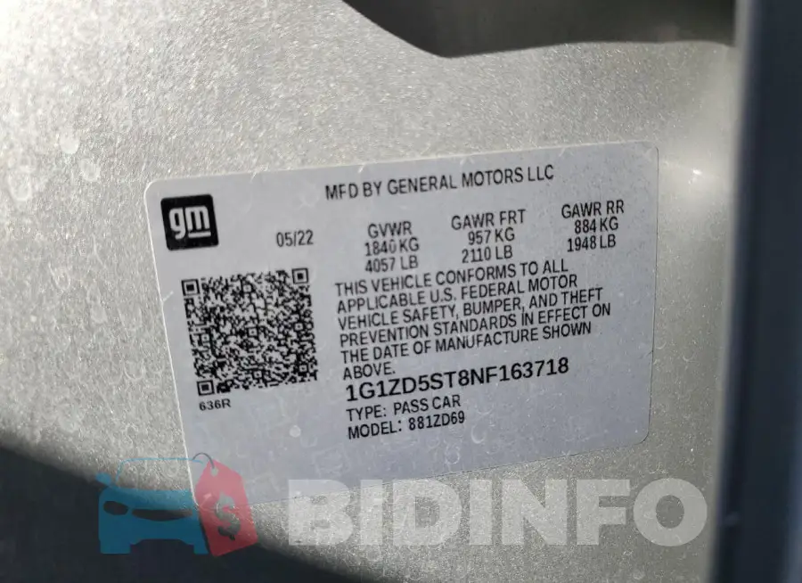 1G1ZD5ST8NF163718 Photo# 12