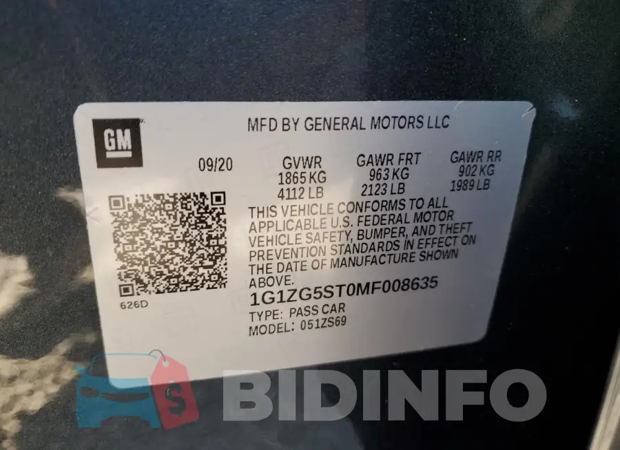 1G1ZG5ST0MF008635 Photo# 12