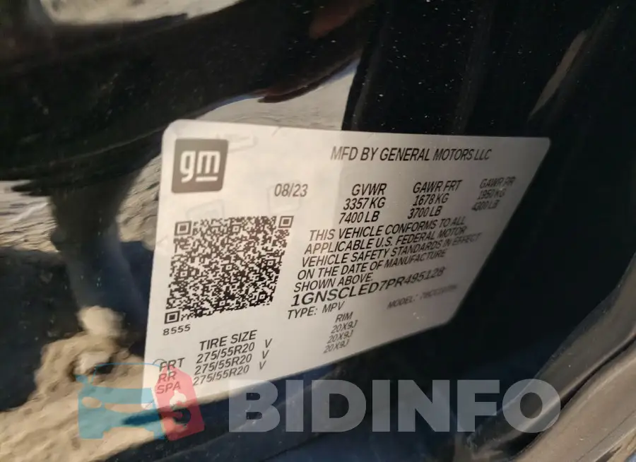 1GNSCLED7PR495128 Photo# 13