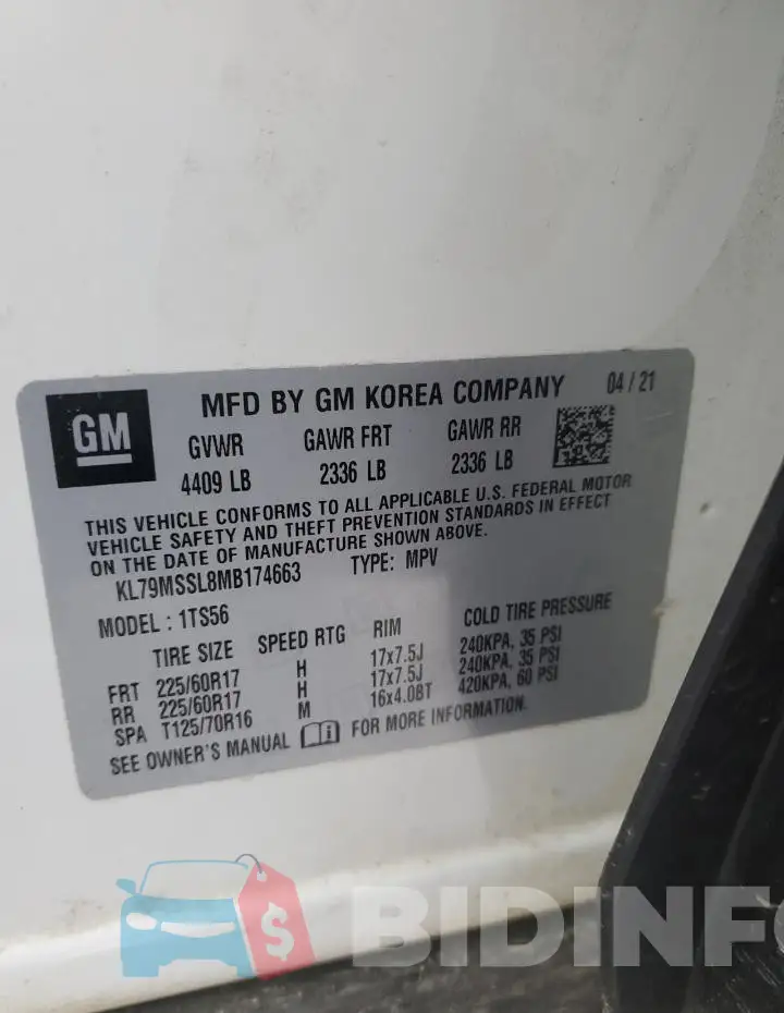 KL79MSSL8MB174663 Photo# 13