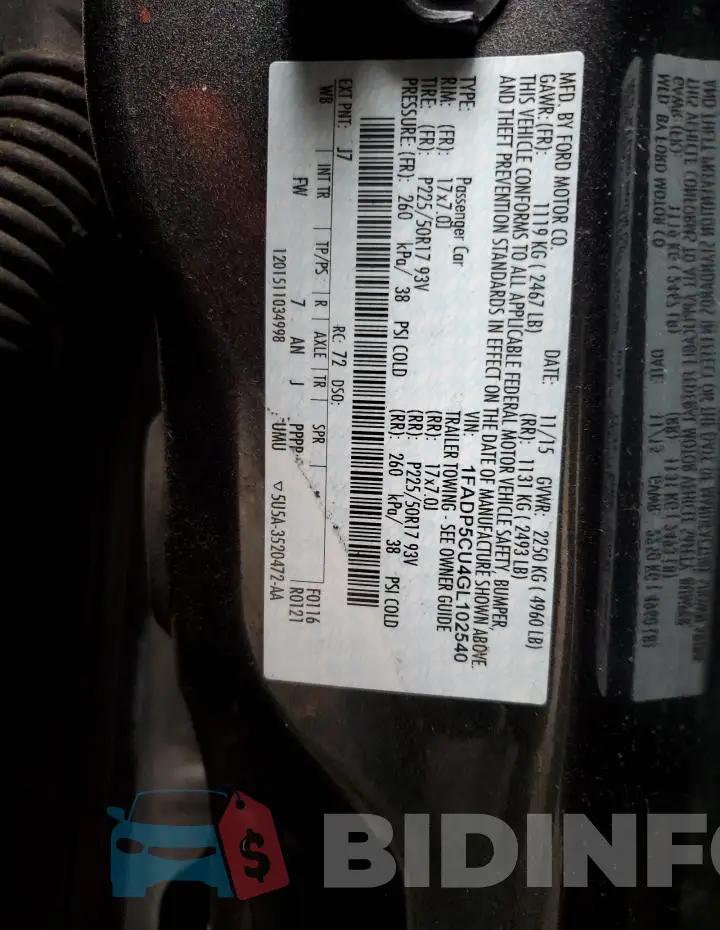 1FADP5CU4GL102540 Photo# 12