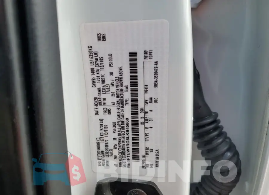 1FTEW1RG6LKB45868 Photo# 12