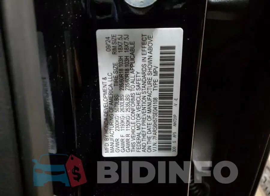 7FARS6H57SE041108 Photo# 13