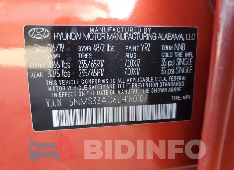 5NMS33AD6LH180107 Photo# 13