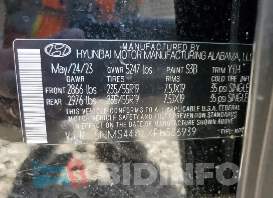 5NMS44ALXPH586939 Photo# 13