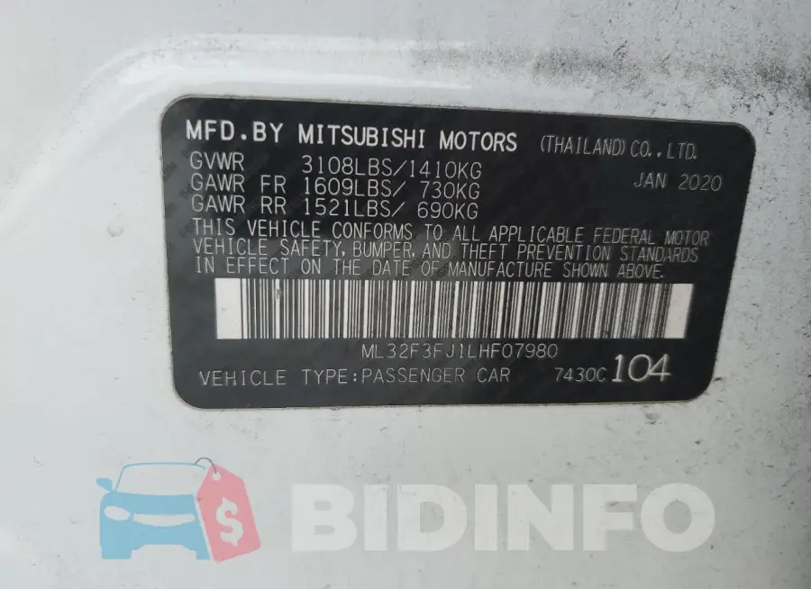 ML32F3FJ1LHF07980 Photo# 12