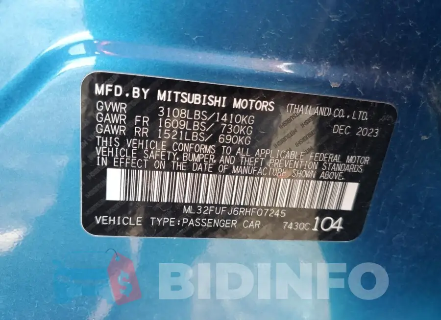 ML32FUFJ6RHF07245 Photo# 12