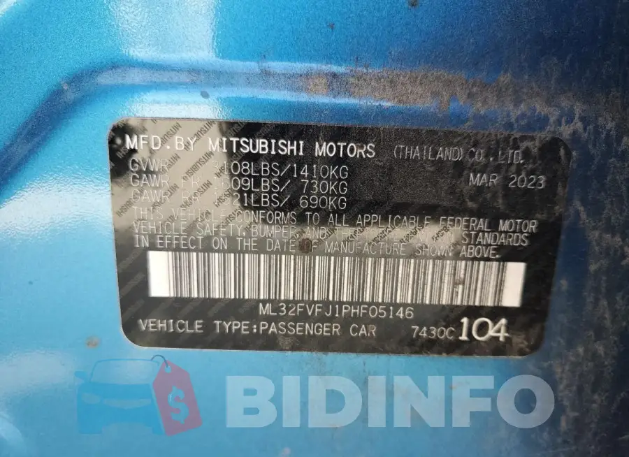 ML32FVFJ1PHF05146 Photo# 12