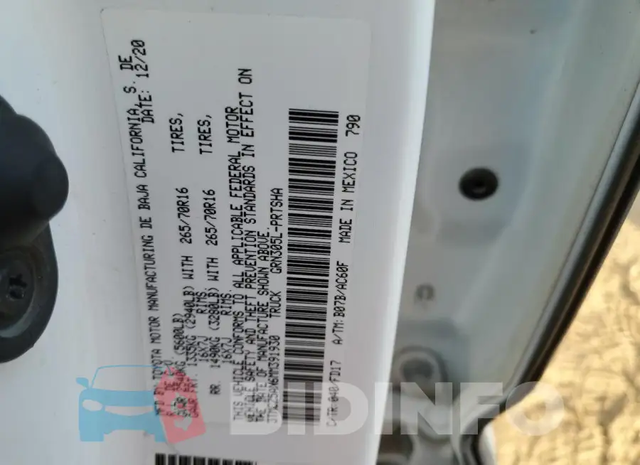 3TMCZ5AN6MM391930 Photo# 12