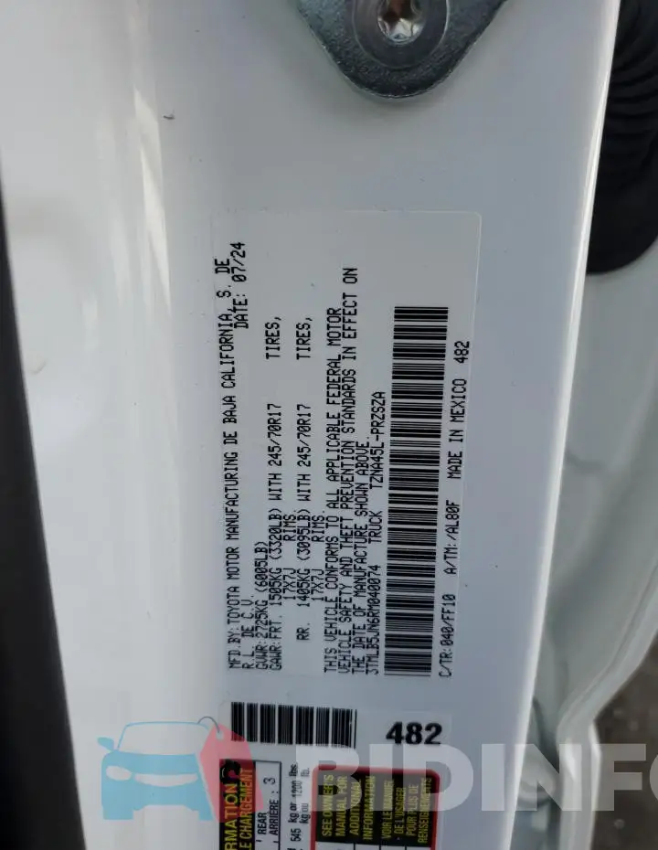 3TMLB5JN6RM040074 Photo# 12