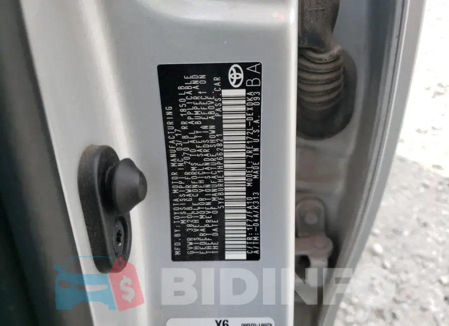 5YFBURHE1HP662821 Photo# 12
