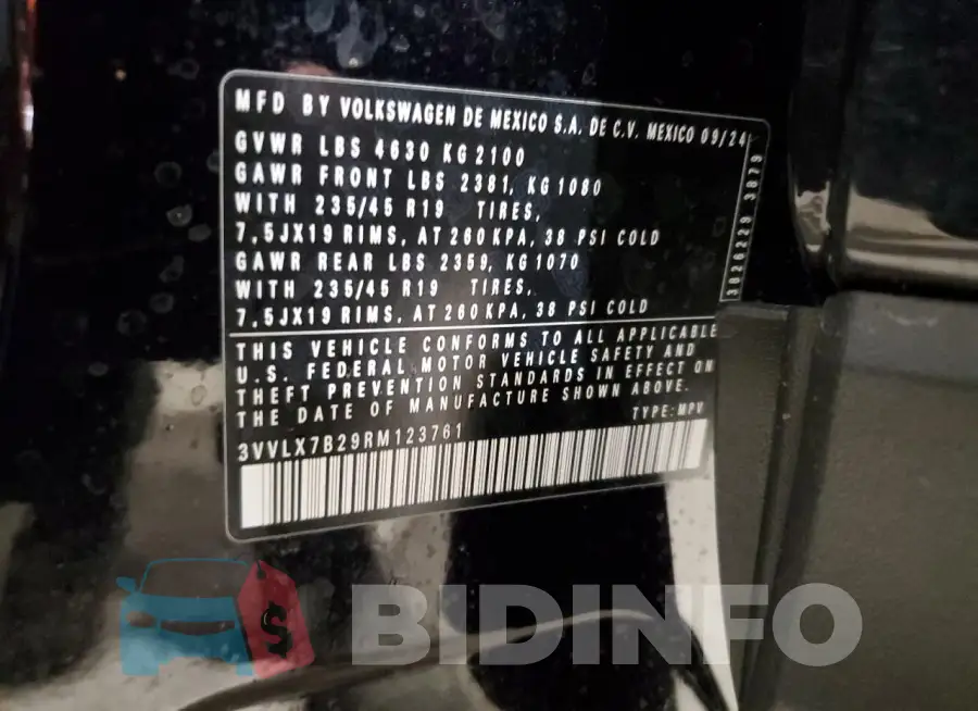 3VVLX7B29RM123761 Photo# 13