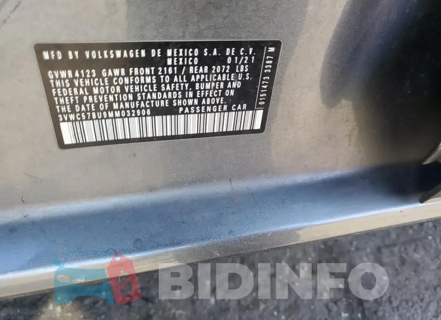3VWC57BU9MM032906 Photo# 13