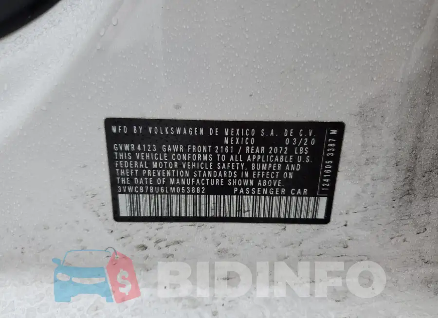 3VWCB7BU6LM053882 Photo# 13