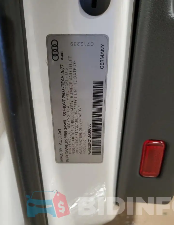 WAUL2BF21LN066766 Photo# 12