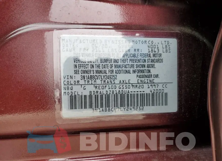 3N1AB8CV7LY249252 Photo# 12
