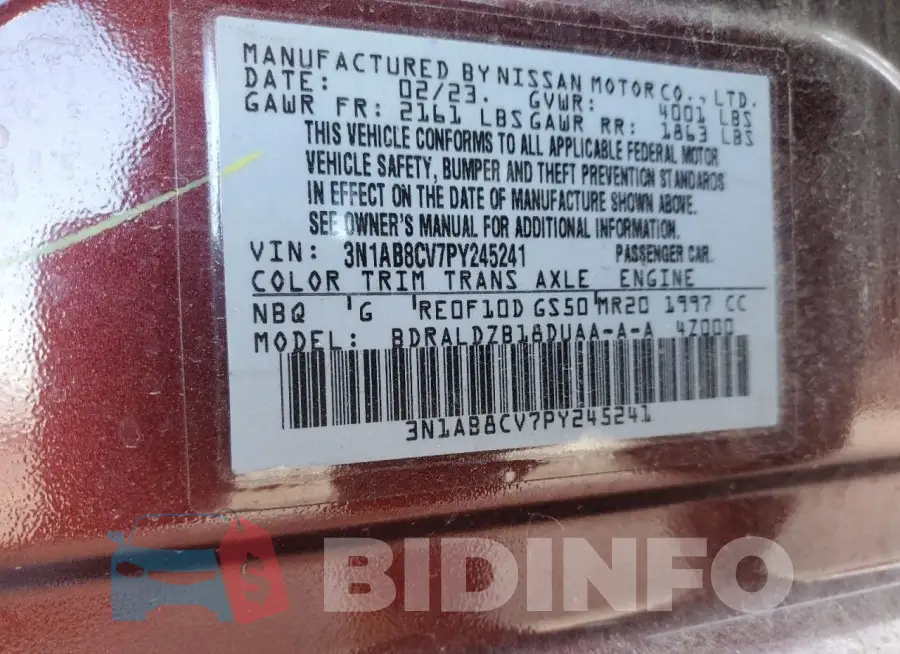 3N1AB8CV7PY245241 Photo# 12