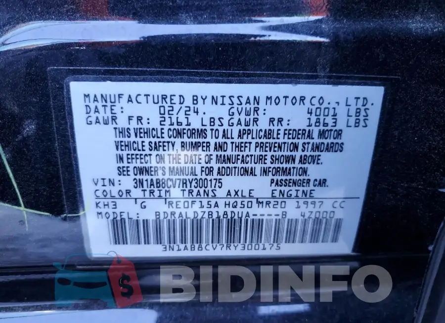 3N1AB8CV7RY300175 Photo# 12