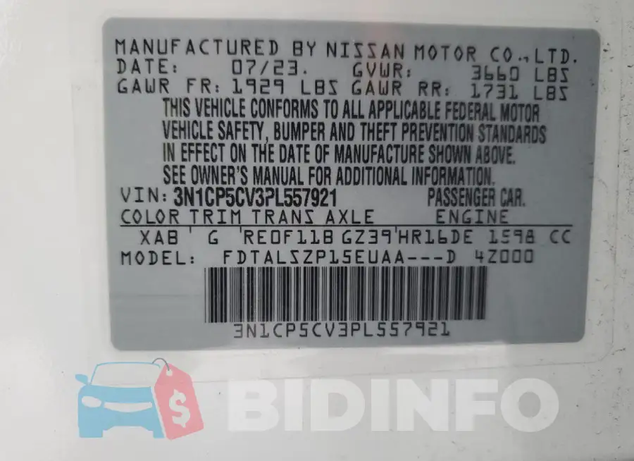 3N1CP5CV3PL557921 Photo# 12