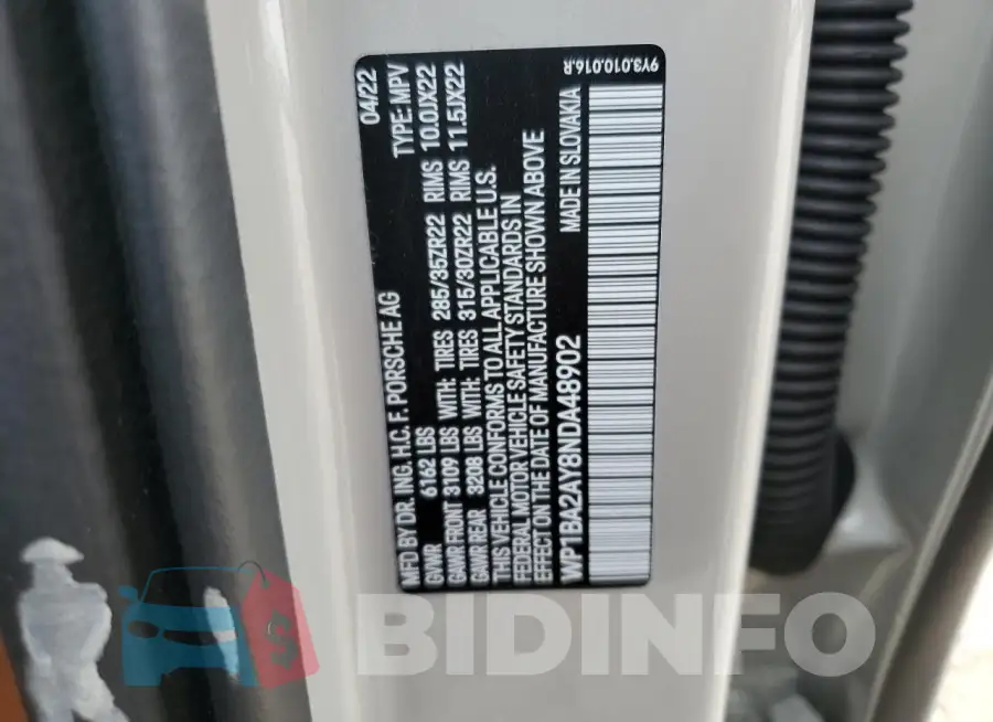 WP1BA2AY8NDA48902 Photo# 12