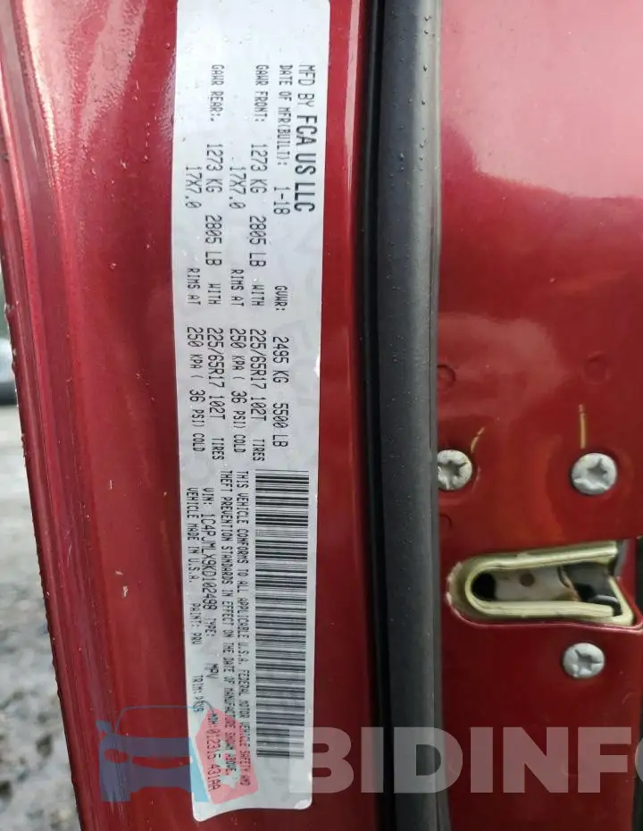 1C4PJMLX9KD102498 Photo# 13