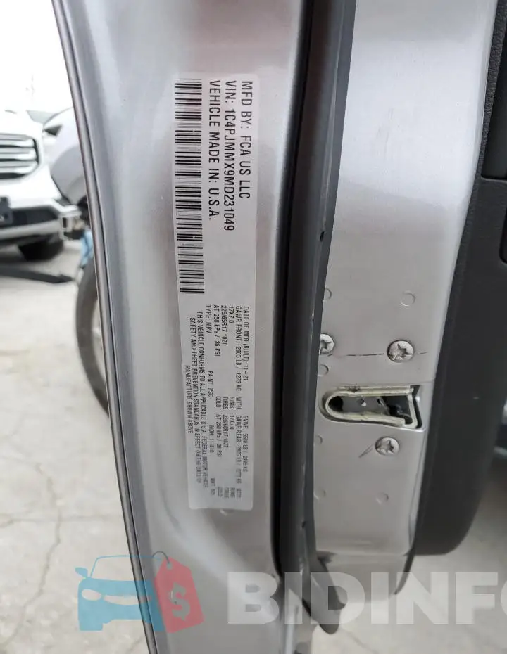 1C4PJMMX9MD231049 Photo# 14