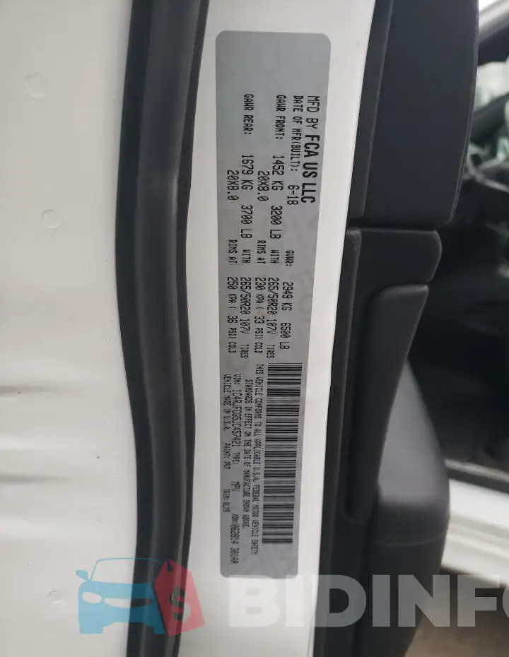 1C4RJFCG5JC457421 Photo# 13