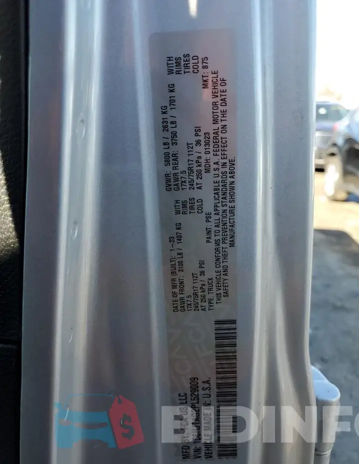 1C6HJTAG2PL529009 Photo# 12