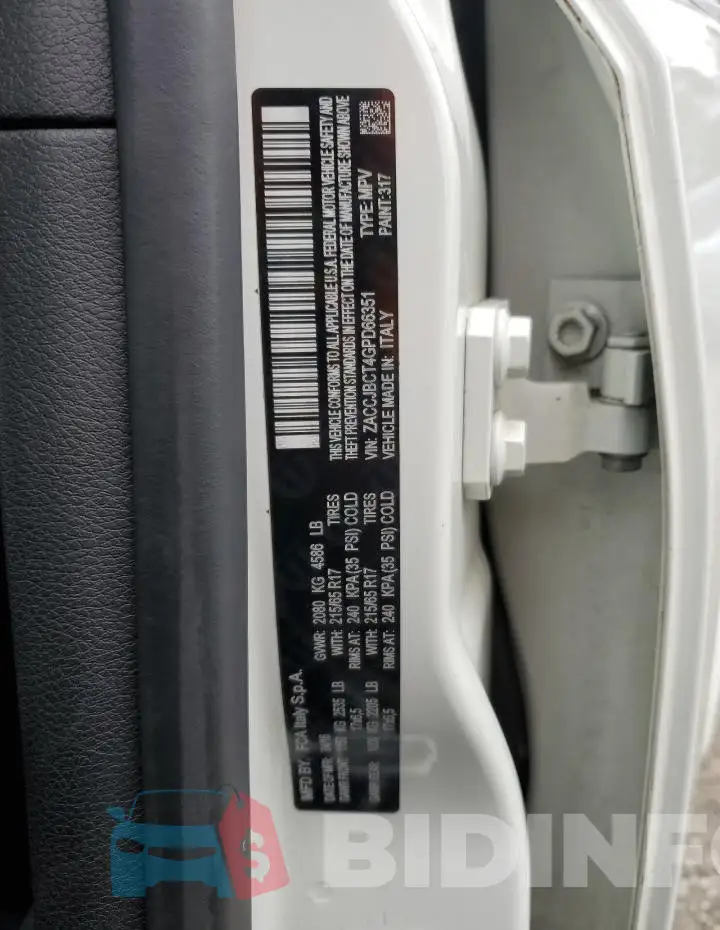 ZACCJBCT4GPD66351 Photo# 12