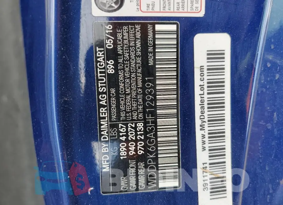 WDDPK6GA3HF129391 Photo# 12