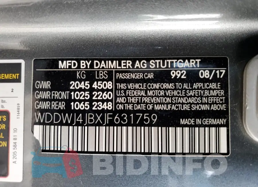 WDDWJ4JBXJF631759 Photo# 12