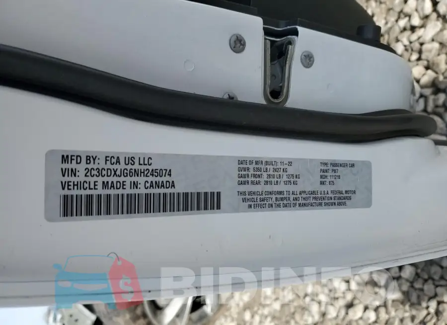 2C3CDXJG6NH245074 Photo# 13