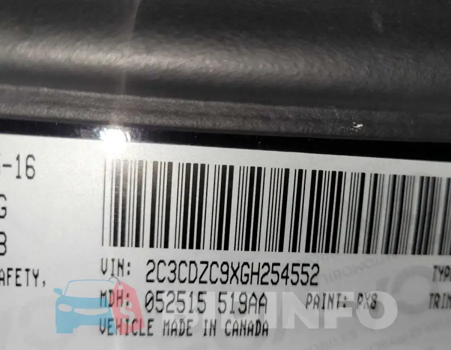 2C3CDZC9XGH254552 Photo# 10