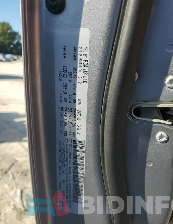 3C4PDCEG7JT426623 Photo# 14
