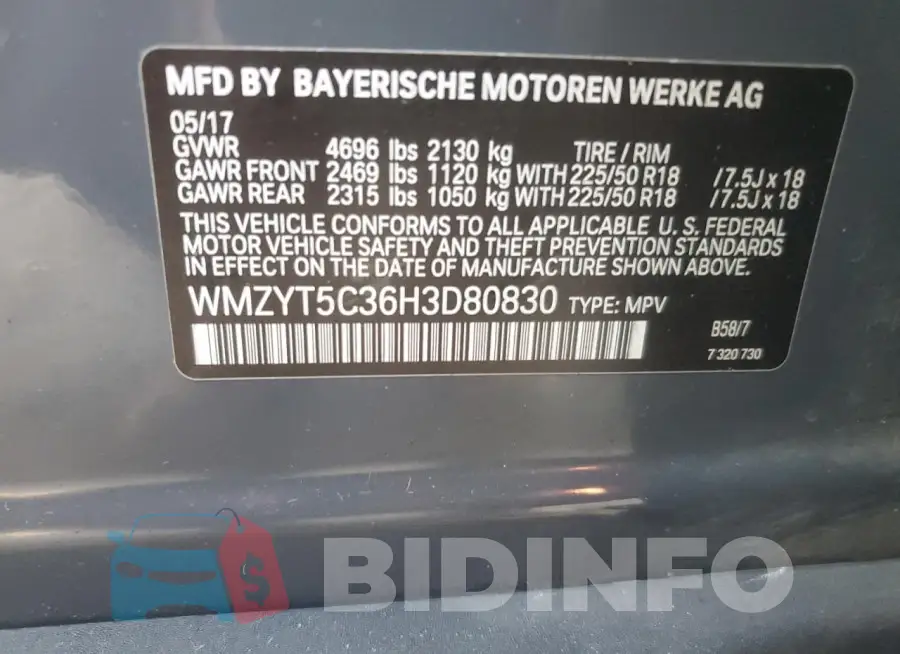 WMZYT5C36H3D80830 Photo# 13
