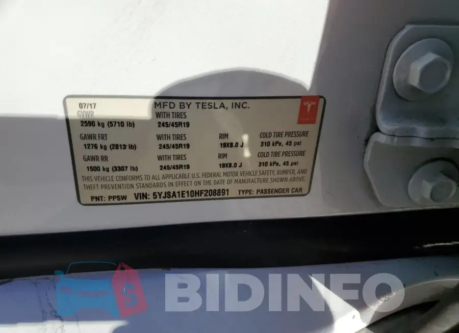 5YJSA1E10HF208891 Photo# 12