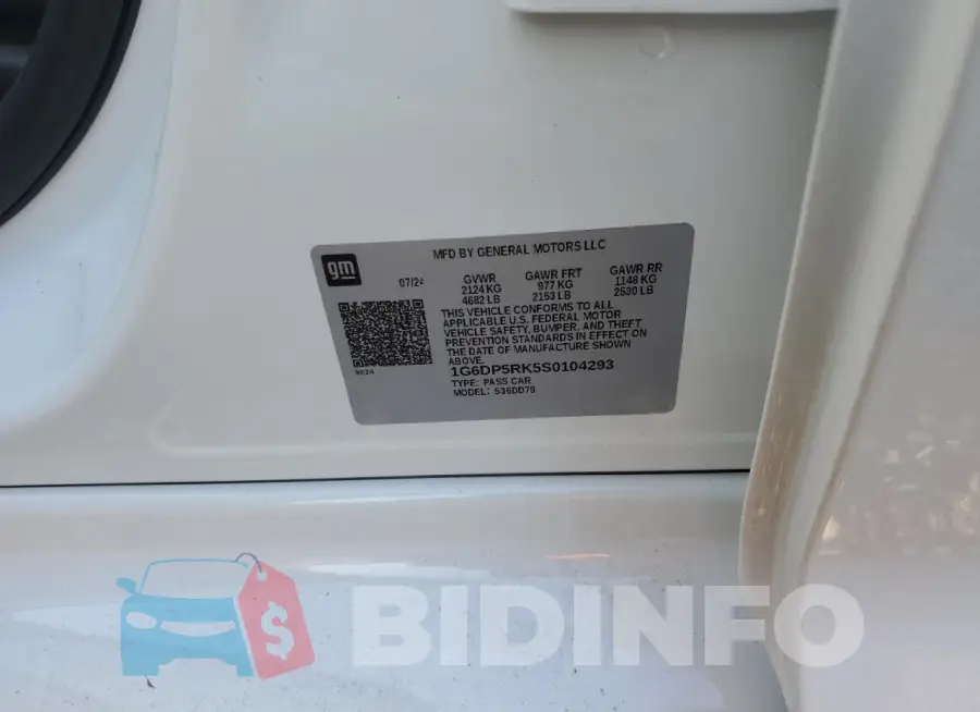 1G6DP5RK5S0104293 Photo# 13