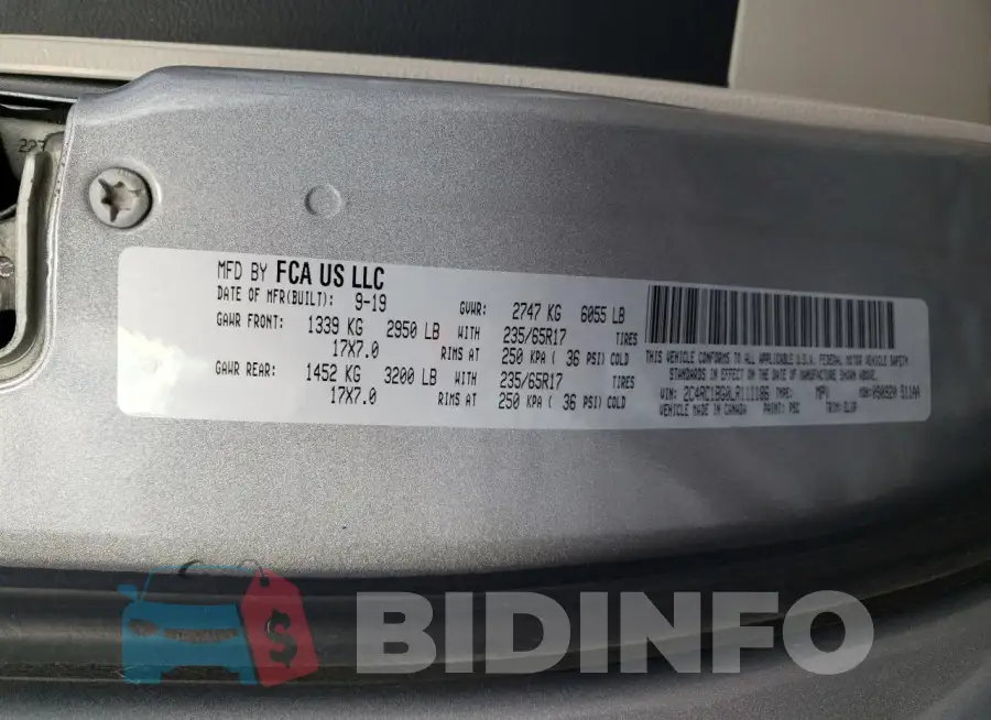2C4RC1BG0LR111186 Photo# 13