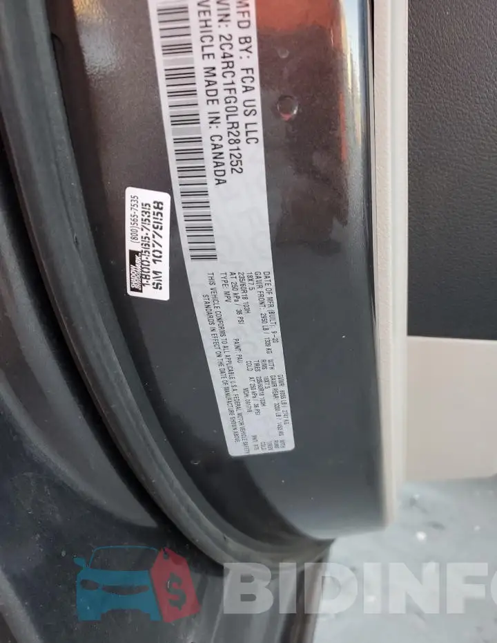 2C4RC1FG0LR281252 Photo# 13
