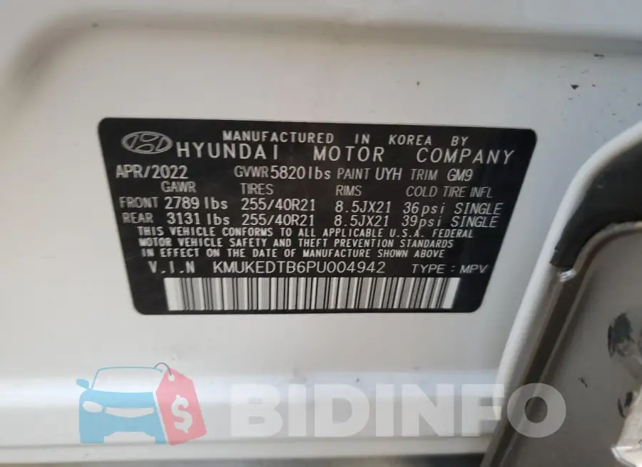 KMUKEDTB6PU004942 Photo# 13