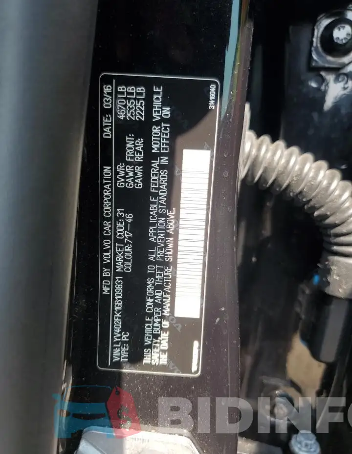 LYV402FK1GB109831 Photo# 12
