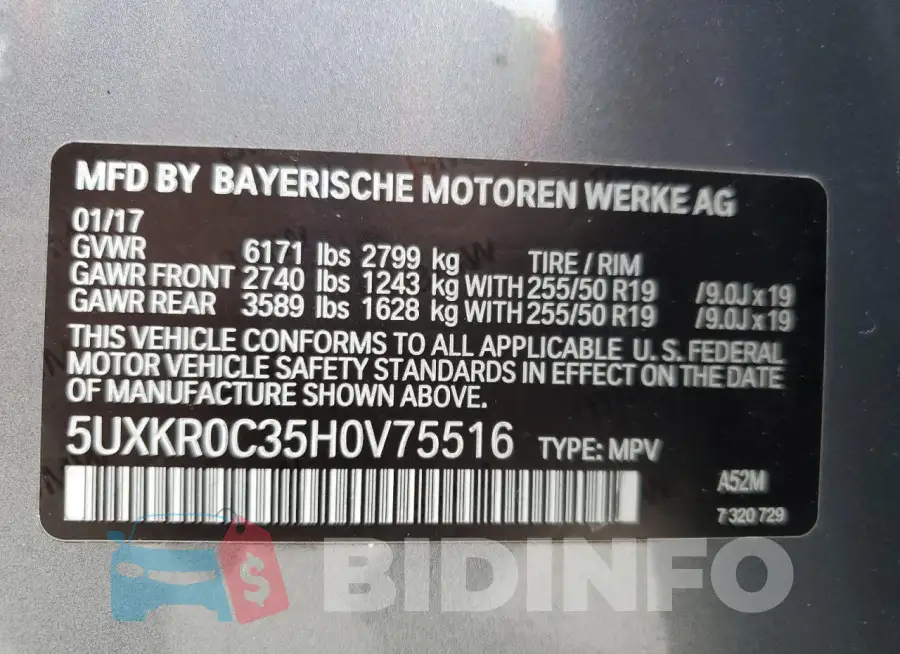 5UXKR0C35H0V75516 Photo# 13