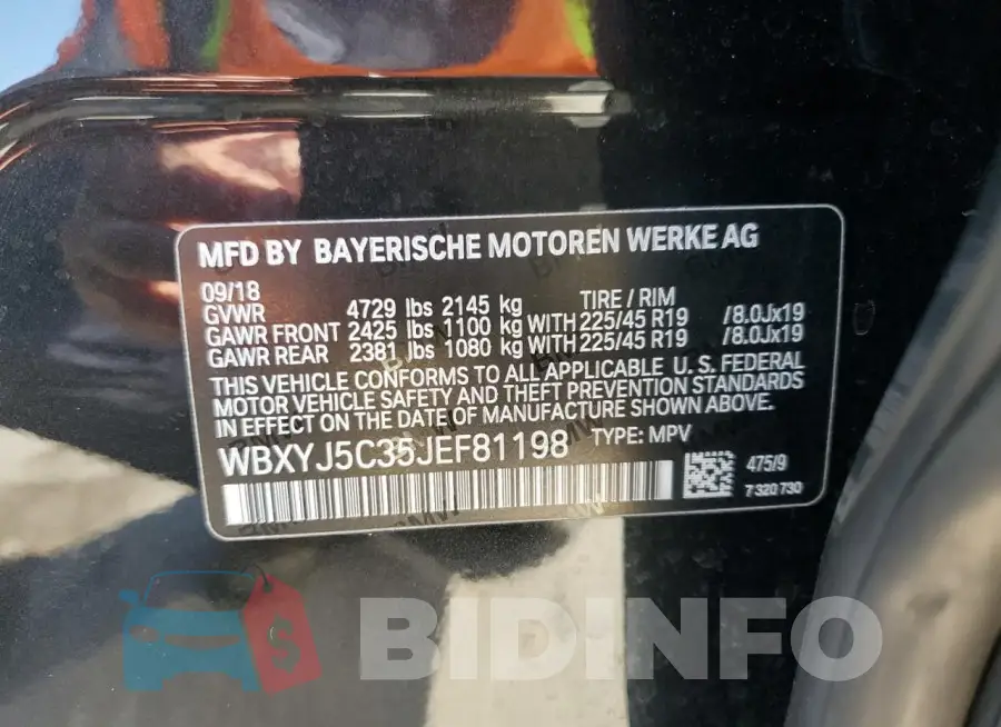 WBXYJ5C35JEF81198 Photo# 13