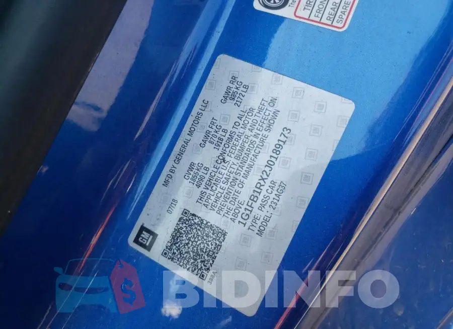 1G1FB1RX2J0189173 Photo# 12
