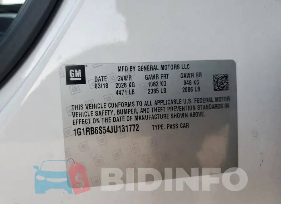 1G1RB6S54JU131772 Photo# 13