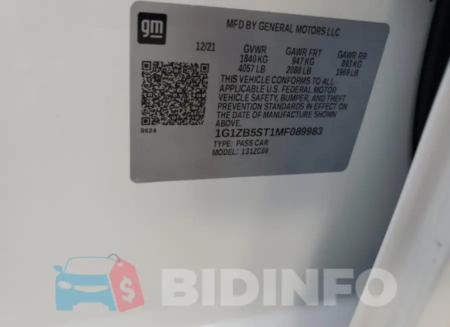 1G1ZB5ST1MF089983 Photo# 12