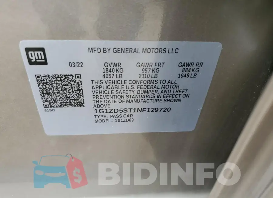 1G1ZD5ST1NF129720 Photo# 12