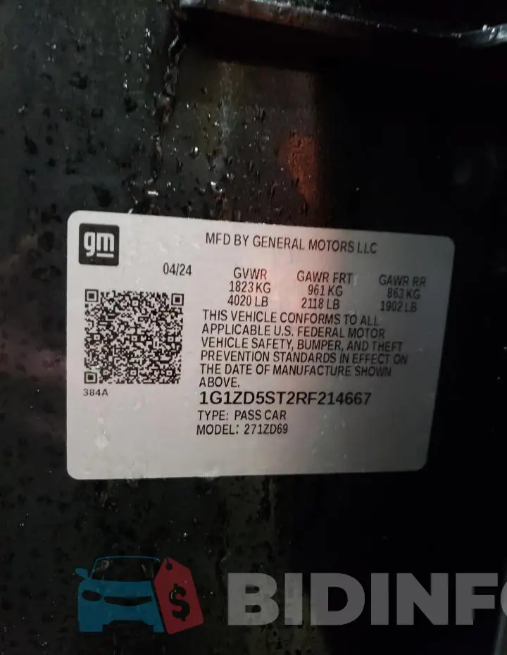 1G1ZD5ST2RF214667 Photo# 12