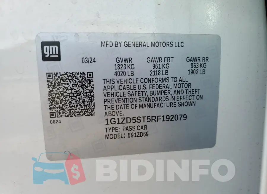 1G1ZD5ST5RF192079 Photo# 13